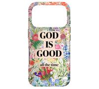 Carcasa para iPhone 17 Pro God Is Good Christian Wildflower Primavera Flor Flor Fe