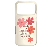 Carcasa para iPhone 17 Pro God is Within Her She Will Not Fall Bible Verse Psalm 46:5