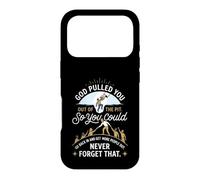 Carcasa para iPhone 17 Pro God Pull You out of The Pit Recovery Faith Design