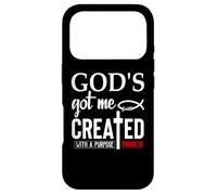Carcasa para iPhone 17 Pro God'S Got Me Christian Ephesians 2:10 Created with a Purpose