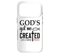 Carcasa para iPhone 17 Pro God'S Got Me Christian Ephesians 2:10 Created with a Purpose