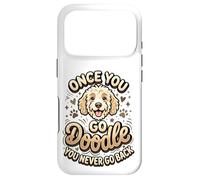 Carcasa para iPhone 17 Pro Goldendoodle Mom Goldendoodle Dad Once You Go Dueño de Doodle