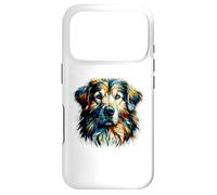 Carcasa para iPhone 17 Pro Goldie para Perro Polygon Art Golden Retriever GR