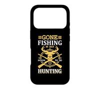Carcasa para iPhone 17 Pro Gone Fishing Be Back Soon To Go Hunting Hunter Life Nature