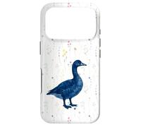 Carcasa para iPhone 17 Pro Goose Lover Vintage Blue Cottagecore Nature Bird Watching