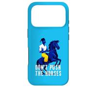 Carcasa para iPhone 17 Pro Gorro de Boxeo Divertido con Texto en inglés Don't Push The Horses