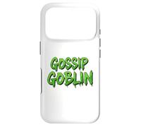Carcasa para iPhone 17 Pro Gossip Goblin Divertido Rumor Chit Chat Jugoso Charla Social