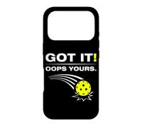 Carcasa para iPhone 17 Pro Got it! Oops Yours Divertido Jugador de Pickleball