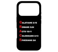 Carcasa para iPhone 17 Pro Grace Acrostic - 5 Christian Faith Bible Verse Scriptures
