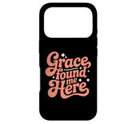 Carcasa para iPhone 17 Pro Grace Found Me Here Cita Religiosa Fe Cristiana