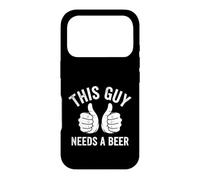 Carcasa para iPhone 17 Pro Gracioso Diciendo Que Este Chico Necesita Cerveza sarcástico