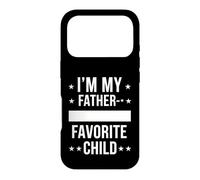 Carcasa para iPhone 17 Pro Gracioso Diciendo Que mi Padre leyes Hijo Favorito