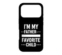 Carcasa para iPhone 17 Pro Gracioso Diciendo Que mi Padre leyes Hijo Favorito