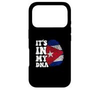 Carcasa para iPhone 17 Pro Gracioso está en mi ADN Cuba Bandera Huella Digital