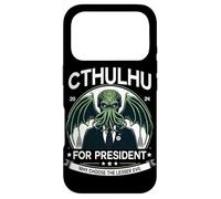 Carcasa para iPhone 17 Pro Gracioso por qué Elegir al Mal Menor Cthulhu para Presidente 2024
