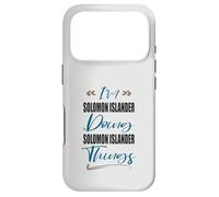 Carcasa para iPhone 17 Pro Gracioso Soy Islas Salomón Haciendo Cosas de Las Islas Salomón