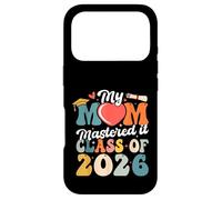 Carcasa para iPhone 17 Pro Graduación Masters My Mom Mastered It Clase de 2026