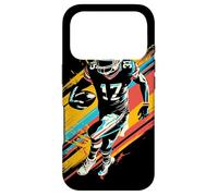 Carcasa para iPhone 17 Pro Graffiti de Futbolista Americano