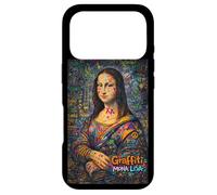 Carcasa para iPhone 17 Pro Graffiti Mona Lisa Pop Art - Colorful Street Art Masterpiece