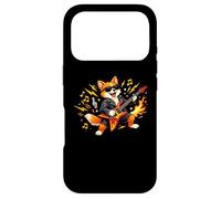 Carcasa para iPhone 17 Pro Gráfico de Mascota de Guitarra Rocking Fox