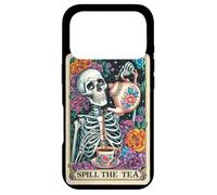 Carcasa para iPhone 17 Pro Gráfico de Tarot con diseño de Arte gótico Vintage con diseño de Spill The Tea