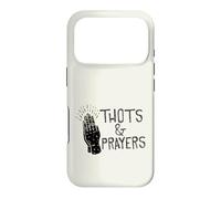 Carcasa para iPhone 17 Pro Gráfico humorístico de Parodia Divertida de THOTS & Prayers