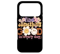 Carcasa para iPhone 17 Pro Gráfico Retro Find Something Good Every Day