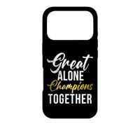 Carcasa para iPhone 17 Pro Grandes campeones Solos Juntos Deporte Equipo