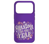 Carcasa para iPhone 17 Pro Grandma of The Year Retro Floral Cute Grandmother Vintage