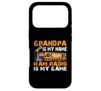 Carcasa para iPhone 17 Pro Grandpa Is My Name Ham Radio Is My Game Ham Radioaficionados