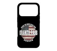 Carcasa para iPhone 17 Pro Grants Pass Oregon, Bandera Americana Vintage
