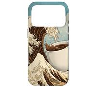 Carcasa para iPhone 17 Pro Great Wave Coffee Kanagawa Ukiyo-e Arte Japonés Cafeína