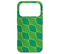Carcasa para iPhone 17 Pro Green Forest Lime Oval Onion Circle Leaf Floral Pattern