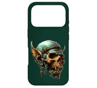Carcasa para iPhone 17 Pro Green Goblin Core Skeleton Face Men Graphic Halloween Skull