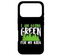 Carcasa para iPhone 17 Pro Green Planet Me Estoy volviendo Verde para el Medio Ambiente de mis Hijos