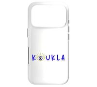 Carcasa para iPhone 17 Pro Griego Koukla Hermosa Mujer en Griego Grecia Mal de Ojo Chica