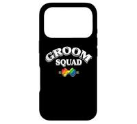 Carcasa para iPhone 17 Pro Groom Squad LGBT Pride Gay Bachelor Party Wedding Gifts