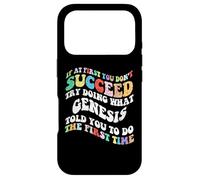 Carcasa para iPhone 17 Pro Groovy si al Principio no Tienes éxito, Intenta Hacer lo Que Genesis