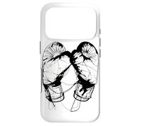Carcasa para iPhone 17 Pro Guantes de Boxeo Dibujo Boxeador Artes Marciales