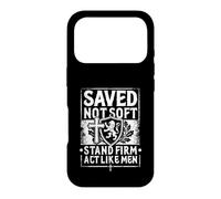 Carcasa para iPhone 17 Pro Guardado No S0ft Stand Firm ActLike Christian Men Religious