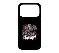 Carcasa para iPhone 17 Pro Gudrun Viking Shieldmaiden Saga de mitología nórdica