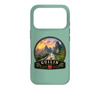 Carcasa para iPhone 17 Pro Guilin China Montañas Karst Li Río Paisaje Viaje Desig
