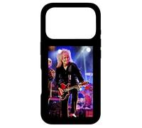 Carcasa para iPhone 17 Pro Guitarrista Brian May Queen & Adam Lambert por Dick Barnatt