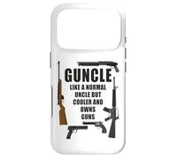 Carcasa para iPhone 17 Pro Guncle - Like a Normal Uncle But Cooler and Owns Guns