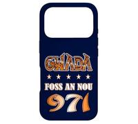 Carcasa para iPhone 17 Pro Gwada FOSS an NOU Belle idee Cadeau 971 Guadeloupe