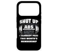 Carcasa para iPhone 17 Pro Gym Workout & Fitness Motivation Humor - Shut Up Abs Funny