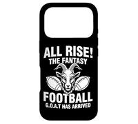 Carcasa para iPhone 17 Pro Ha Llegado All Rise The Fantasy Football Goat, Divertida Cita