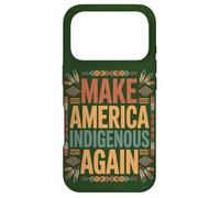 Carcasa para iPhone 17 Pro Hacer Que Estados Unidos Sea indígena Otra Vez | Declaración Consciente de la Tierra