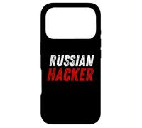 Carcasa para iPhone 17 Pro Hacker Ruso Ciberseguridad Humor Code Breaker Rusia Coder