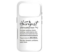 Carcasa para iPhone 17 Pro Hairapist Hairdresser Work Beauty Salon Hair Stylist Barber